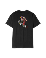 The Santa Cruz Mens Collage Hand T-Shirt in Black