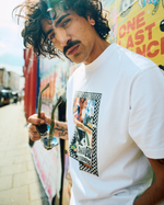 AD Collage Front T-Shirt in White