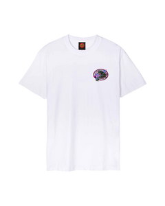 The Santa Cruz Mens Natas Sketch Panther T-Shirt in White