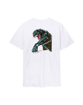 The Santa Cruz Mens Natas Sketch Panther T-Shirt in White