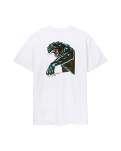 The Santa Cruz Mens Natas Sketch Panther T-Shirt in White