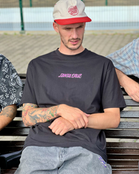Roskopp Monster Strip T-Shirt in Black