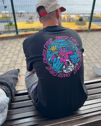 Roskopp Monster Strip T-Shirt in Black