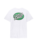 The Santa Cruz Mens Vertigo Dot T-Shirt in White