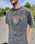 Out Of Time Front T-Shirt in Black Acid Wash