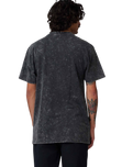 The Santa Cruz Mens Out Of Time Front T-Shirt in Black Acid Wash