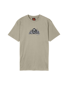 The Santa Cruz Mens Winkowski Curb T-Shirt in Stone Grey