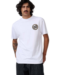 The Santa Cruz Mens Loco Dot T-Shirt in White