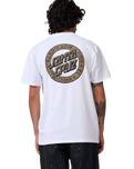 The Santa Cruz Mens Loco Dot T-Shirt in White