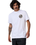 The Santa Cruz Mens Loco Dot T-Shirt in White