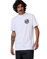 The Santa Cruz Mens Loco Dot T-Shirt in White