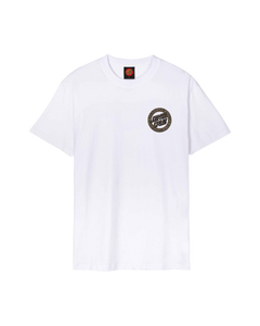 The Santa Cruz Mens Loco Dot T-Shirt in White