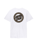 The Santa Cruz Mens Loco Dot T-Shirt in White