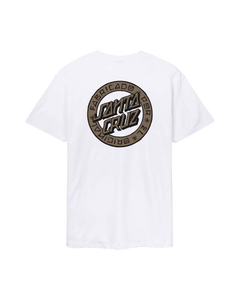 The Santa Cruz Mens Loco Dot T-Shirt in White