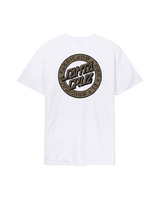 The Santa Cruz Mens Loco Dot T-Shirt in White