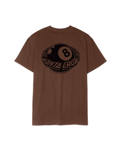 The Santa Cruz Mens Winkowski Eighth Planet T-Shirt in Coffee