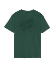 Tonal Opus Dot Stripe T-Shirt in Kale