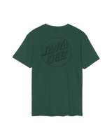 The Santa Cruz Mens Tonal Opus Dot Stripe T-Shirt in Kale