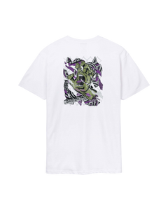 The Santa Cruz Mens Damaged Hand T-Shirt in White