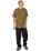 The Santa Cruz Mens Knibbs Cryptic World Centre T-Shirt in Deep Olive