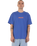 The Santa Cruz Mens Classic Fade Strip Centre T-Shirt in Sapphire