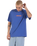 The Santa Cruz Mens Classic Fade Strip Centre T-Shirt in Sapphire