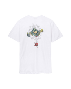 The Santa Cruz Mens Dressen Spider T-Shirt in White