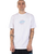 The Santa Cruz Mens Meek Pinstripe Slasher T-Shirt in White