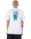 The Santa Cruz Mens Meek Pinstripe Slasher T-Shirt in White