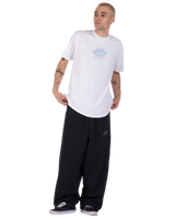 The Santa Cruz Mens Meek Pinstripe Slasher T-Shirt in White