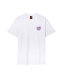 The Santa Cruz Mens Forging Dot T-Shirt in White