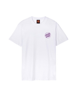 The Santa Cruz Mens Forging Dot T-Shirt in White
