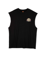 The Santa Cruz Mens Guzman Dot Vest in Black