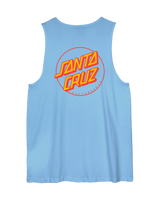 Partial Dot Vest in Pacific Blue