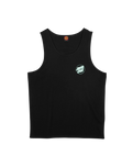 The Santa Cruz Mens Partial Dot Vest in Black & Mint