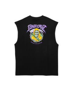 The Santa Cruz Mens Out Of Time Front Vest in Black