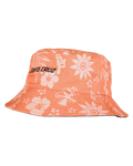 The Santa Cruz Womens Take A Trip Reversible Bucket Hat in Apricot & Black