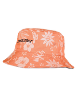 The Santa Cruz Womens Take A Trip Reversible Bucket Hat in Apricot & Black