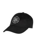 The Santa Cruz Womens Chrome Ringed Flower Cap in Black