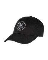 The Santa Cruz Womens Chrome Ringed Flower Cap in Black
