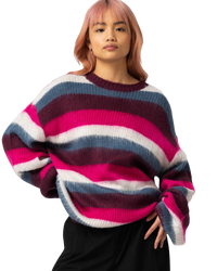 The Santa Cruz Womens Riot Knit Jumper in Multi