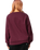 The Santa Cruz Womens Ribbon Script Front Sweatshirt in Dark Cherry