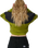 The Santa Cruz Womens Split Sun 1/4 Sweatshirt in Black Wash & Pesto