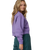 The Santa Cruz Womens Kelp Strip Sweatshirt in Purple Haze