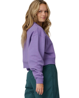 The Santa Cruz Womens Kelp Strip Sweatshirt in Purple Haze
