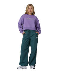 The Santa Cruz Womens Kelp Strip Sweatshirt in Purple Haze