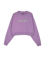 The Santa Cruz Womens Kelp Strip Sweatshirt in Purple Haze