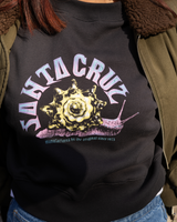 Star Snail Sweatshirt in Black Wash