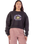The Santa Cruz Womens Star Snail Sweatshirt in Black Wash