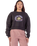 The Santa Cruz Womens Star Snail Sweatshirt in Black Wash